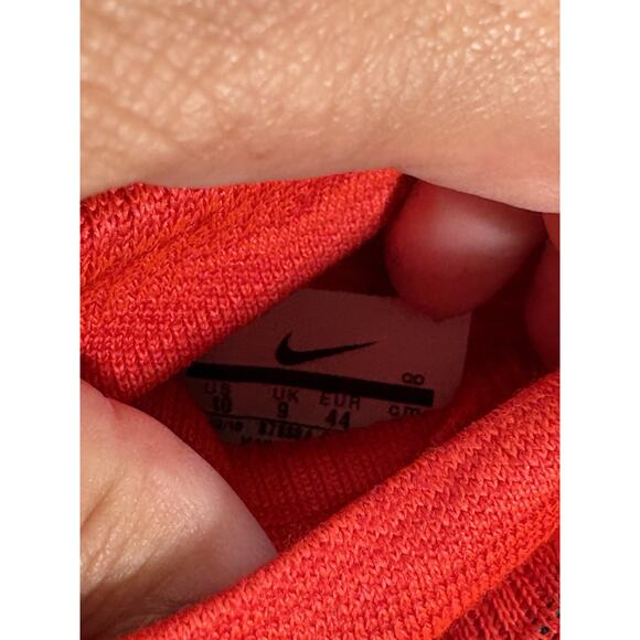 Nike Zoom Victory 4 XC 878804 600 Red 10 Spike Flyknit Track Running Shoes Mens - Picture 7 of 8